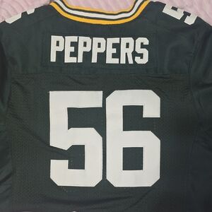 NFL Green and Yellow On-Field Football Jersey